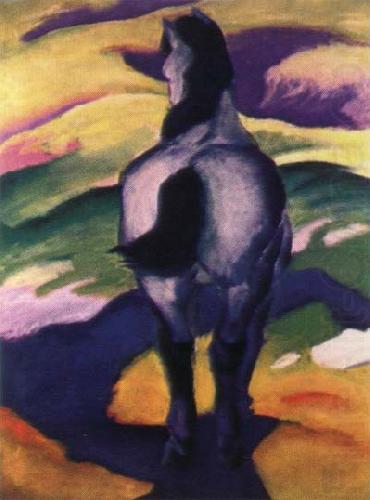 blue horse ll, Franz Marc